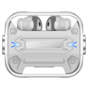 Słuchawki bezprzewodowe douszne bluetooth 5h TWS EW55 srebrne Hoco