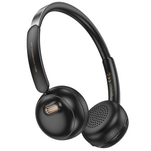 Słuchawki bezprzewodowe bluetooth nagłowne 30h W62 czarne Hoco