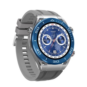 Smartwatch sportowy Y16 IP67  1.39" LCD TFT rozmowy srebrna tarcza Hoco