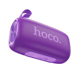 Głośnik bluetooth LED 2 x 10W 6h HC25 fioletowy Hoco