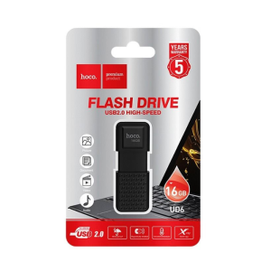Pendrive 16GB USB 2.0 UD6 czarny Hoco 