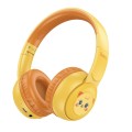 HOCO słuchawki bezprzewodowe bluetooth nagłowne dla dzieci W60 żółte (5).jpg