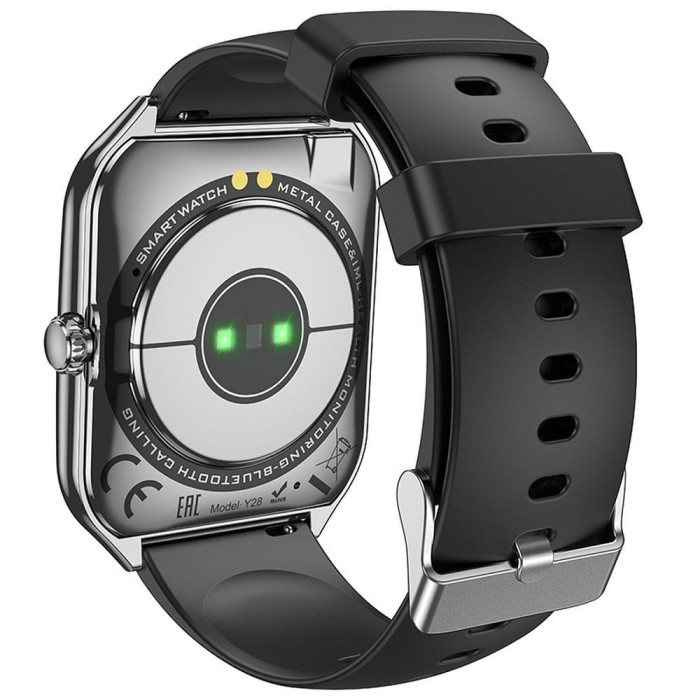 HOCO smartwatch z funkcją rozmowy AMOLED Y28 czarny (5).jpg