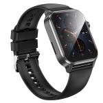 Smartwatch Y26 IPX4 1,81" LCD TFT rozmowy GPS czarna tarcza Hoco