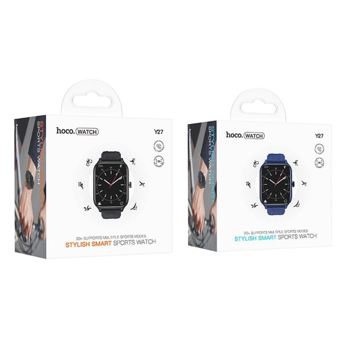 HOCO smartwatch z funkcją rozmowy Y27 czarny (2).jpg