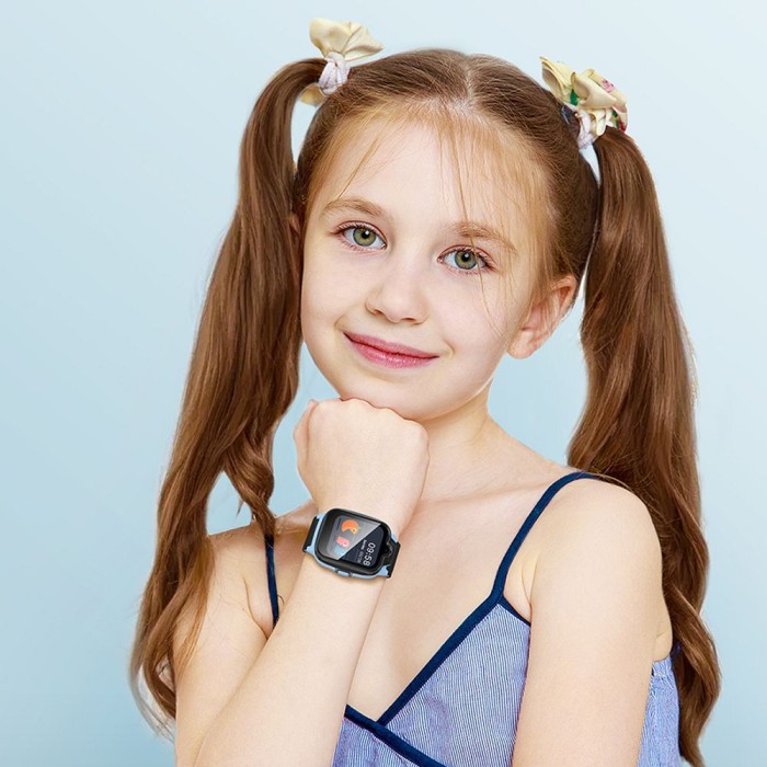 HOCO smartwatch dla dzieci z funkcją rozmowy 4G Y104 niebieski (5).jpg