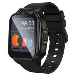 Smartwatch dla dzieci z funkcją rozmowy 4G Y104 GPS czarna tarcza Hoco