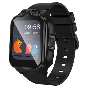 Smartwatch dla dzieci z funkcją rozmowy 4G Y104 GPS czarna tarcza Hoco