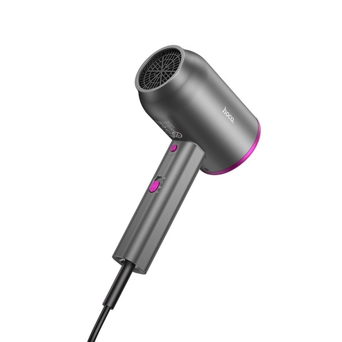 HOCO suszarka do włosów z ciepłym i zimnym powietrzem HP13 czerwony róż (5).jpg