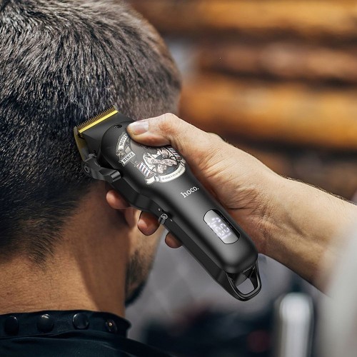 EOL HOCO maszynka do strzyżenia włosów z cyfrowym wyświetlaczem HP20 czarna (3).jpg