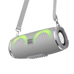 Głośnik bluetooth LED 2 x 5W 2h HC12 szary Hoco