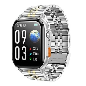 Smartwatch 2,02" TFT rozmowy tętno DYD02 srebrna tarcza  Hoco