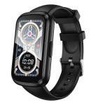 Smartwatch 1,47" TFT IP68 Y25 tętno bezpieczny sen czarna tarcza