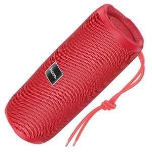 Głośnik bluetooth 2 x 5W 3h HC16 czerwony Hoco