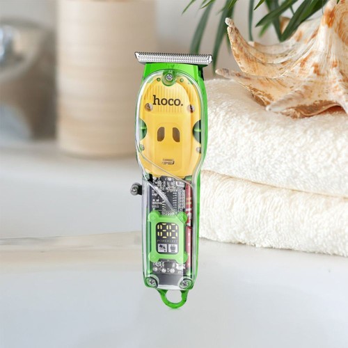Maszynka do strzyżenia włosów Hoco DAR12 zielona (1).jpg