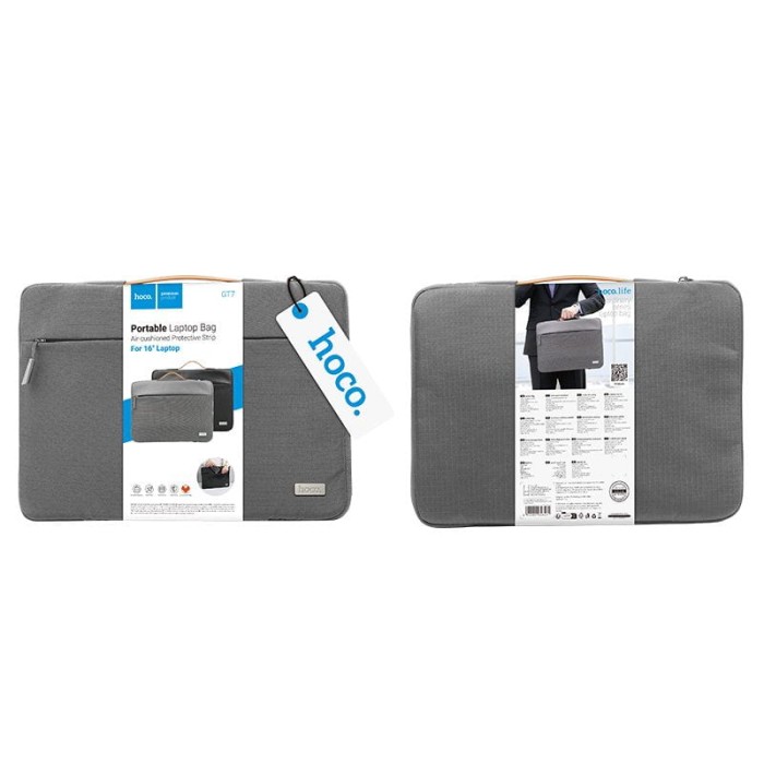 Torba na laptopa 14 Hoco GT7 szara (1).jpg