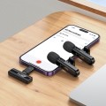 Mikrofon bezprzewodowy podwójny Lightning  USB C Hoco L20A czarny (7).jpg