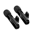 Mikrofon bezprzewodowy podwójny Lightning  USB C Hoco L20A czarny (9).jpg