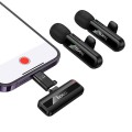 Mikrofon bezprzewodowy podwójny Lightning  USB C Hoco L20A czarny (2).jpg