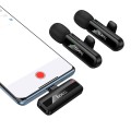 Mikrofon bezprzewodowy podwójny Lightning  USB C Hoco L20A czarny (3).jpg