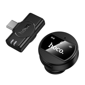 Mikrofon bezprzewodowy USB-C (krawatowy) L21 czarny Hoco