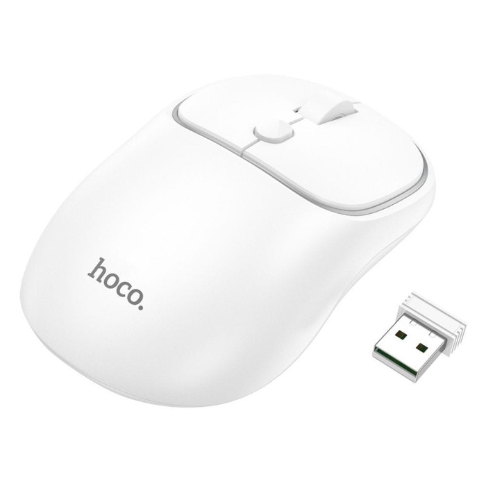 Myszka bezprzewodowa Hoco 2,4G 1600 dpi GM25 biała (4).jpg