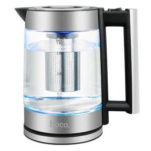 Czajnik elektryczny 1,8L HA01A szkło / stainless steel Hoco