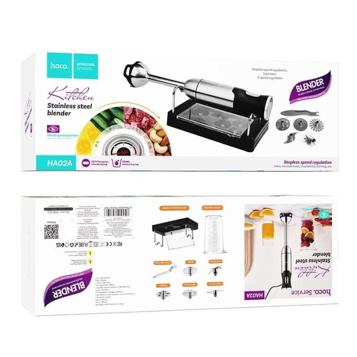 Blender Hoco 400W HA02A stainless steel (1).jpg