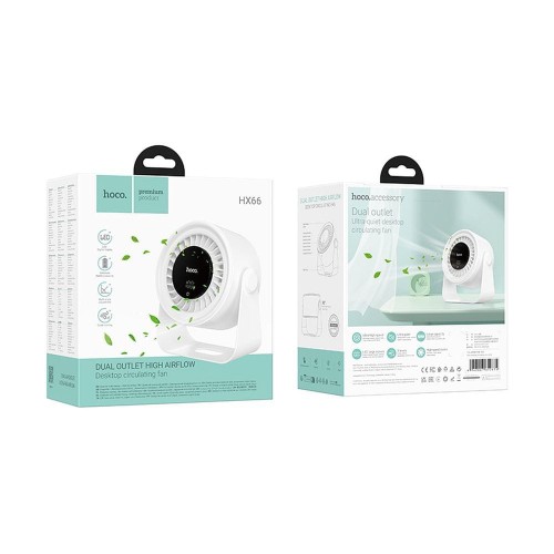 Wentylator biurkowy Hoco HX66 biały (5).jpg