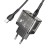 Ładowarka sieciowa do telefonu Hoco USB A + USB C QC3.0 PD 3A 20W + kabel USB C do USB C N34 transparentna (6).jpg