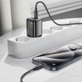 Ładowarka sieciowa do telefonu Hoco USB A + USB C QC3.0 PD 3A 20W + kabel USB C do Lightning N52 czarna (3).jpg