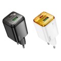 Ładowarka sieciowa do telefonu Hoco USB A + USB C QC3.0 PD 3A 20W N52 biała (3).jpg