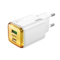 Ładowarka sieciowa do telefonu Hoco USB A + USB C QC3.0 PD 3A 20W N52 biała (4).jpg