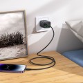 Ładowarka sieciowa do telefonu Hoco 2 x USB C + 2 x USB A QC3.0 PD 3A 20W + kabel USB C do Lightning N55 czarna (3).jpg