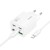 Ładowarka sieciowa do telefonu Hoco 2 x USB C + 2 x USB A QC3.0 PD 3A 20W + kabel USB C do Lightning N55 biała (6).jpg