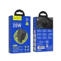 Ładowarka sieciowa do telefonu Hoco 2 x USB C + 2 x USB A QC3.0 PD 3A 20W N55 czarna (2).jpg