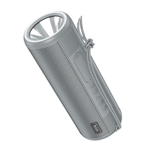 Głośnik bluetooth z latarka 2 x 5W 2h HC11 Bora sport szary Hoco