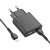 Ładowarka sieciowa do telefonu Hoco Slim USB A + USB C QC3.0 PD 3A 20W + kabel USB C do Lightning N38 czarna (3).jpg