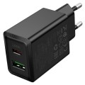 Ładowarka sieciowa do telefonu Hoco USB A + USB C QC3.0 PD AFC 3A 30W N71 czarna (5).jpg