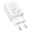 Ładowarka sieciowa do telefonu Hoco USB A + USB C QC3.0 PD AFC 3A 30W N71 biała (3).jpg