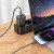 Ładowarka sieciowa do telefonu Hoco USB A + USB C QC3.0 PD 3A 30W + kabel USB C do Lightning N63 czarna (3).jpg
