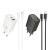Ładowarka sieciowa do telefonu Hoco USB A + USB C QC3.0 PD 3A 30W + kabel USB C do Lightning N63 czarna (4).jpg