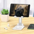 Uchwyt na telefon  tablet biurkowy składany Hoco (4,7 - 10) PH29A biały (4).jpg