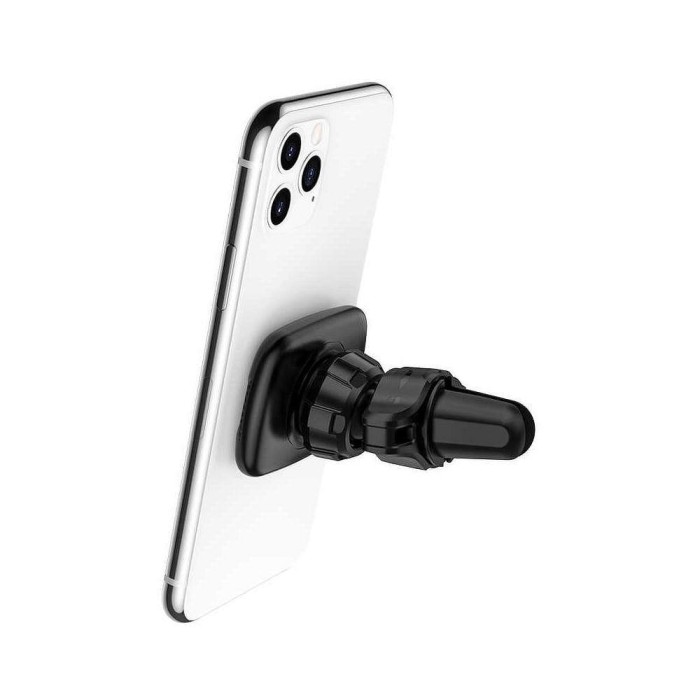 Uchwyt na telefon do samochodu magnetyczny Hoco do kratki CA65 czarny (3).jpg