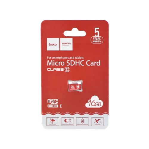 Karta microSD 16GB class 10 Hoco czerwona (2).jpg