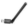 Karta sieciowa WiFI4 Hoco na USB A HI32 czarna (1).jpg