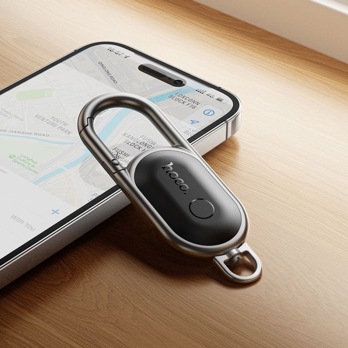 Lokalizator zgodny z Apple Find My Hoco E91J czarny (3).jpg