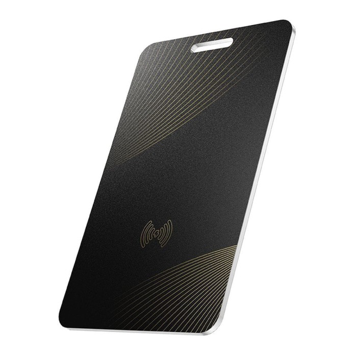 Lokalizator zgodny z Apple Find My Hoco w formie karty E92 czarny (4).jpg