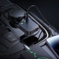 Ładowarka samochodowa Hoco ze zwijanym kablem 2 x USB C + USB A QC PD 65W NZ18 czarna (2).jpg