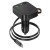 Ładowarka samochodowa Hoco ze zwijanym kablem 2 x USB C + USB A QC PD 65W NZ18 czarna (5).jpg